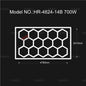 Garage Light Hexagon Lights Lamp 110V-240V Led Tube Honeycomb Ceiling Lighting for Auto Car Body Repair Led Workshop Cutomized