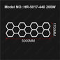 Garage Light Hexagon Lights Lamp 110V-240V Led Tube Honeycomb Ceiling Lighting for Auto Car Body Repair Led Workshop Cutomized