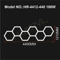 Garage Light Hexagon Lights Lamp 110V-240V Led Tube Honeycomb Ceiling Lighting for Auto Car Body Repair Led Workshop Cutomized