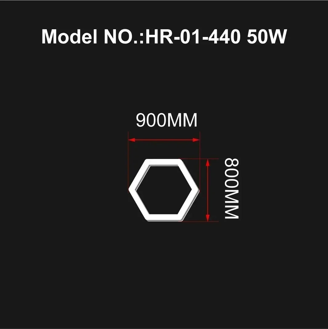 Garage Light Hexagon Lights Lamp 110V-240V Led Tube Honeycomb Ceiling Lighting for Auto Car Body Repair Led Workshop Cutomized