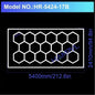 Garage Light Hexagon Lights Lamp 110V-240V Led Tube Honeycomb Ceiling Lighting for Auto Car Body Repair Led Workshop Cutomized