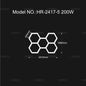 Garage Light Hexagon Lights Lamp 110V-240V Led Tube Honeycomb Ceiling Lighting for Auto Car Body Repair Led Workshop Cutomized