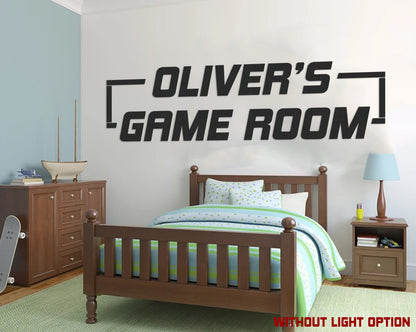 Custom Boys Name Neon Led Wall Panel Decor,Game Room Led Decor,Gamer Room Neon Light,Boys Led Sign,Led Lights for Gaming Room,Birthday Gifts